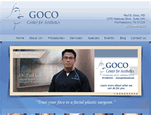 Tablet Screenshot of gocofacemd.com